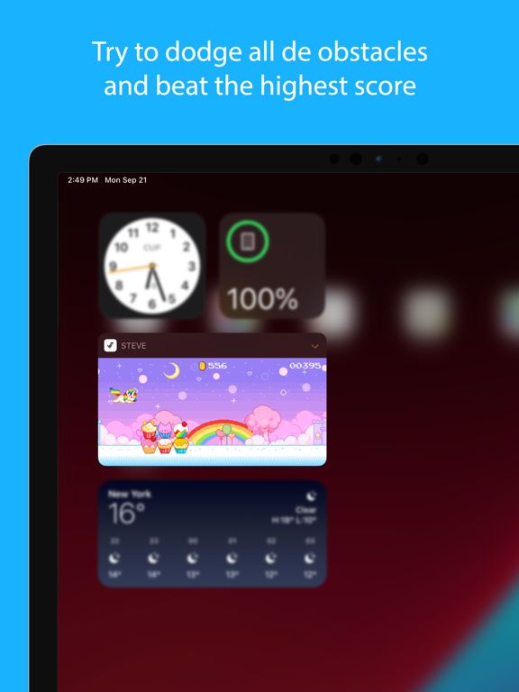 Steve Widget Dinosaur Game