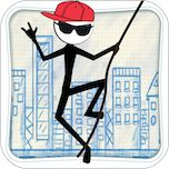 Stick-man Swing Adventure: Tight Rope And Fly