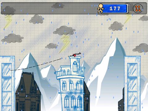 Stick-man Swing Adventure: Tight Rope And Fly