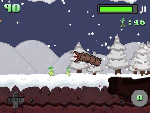 Super Mega Worm Vs Santa