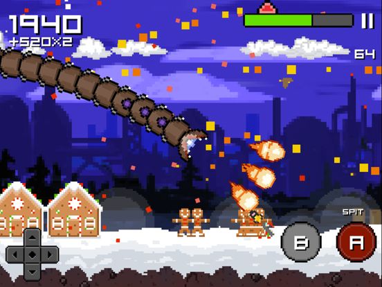 Super Mega Worm Vs Santa Saga