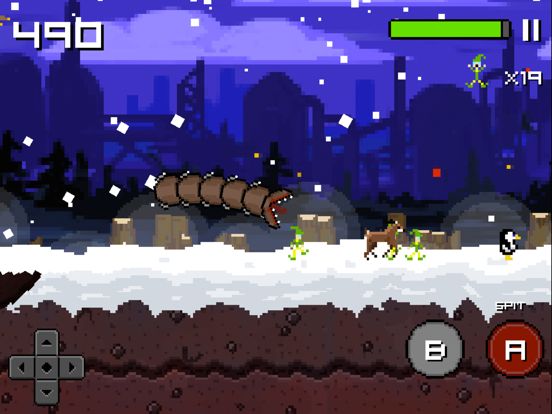 Super Mega Worm Vs Santa Saga