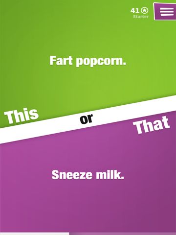 This or That..