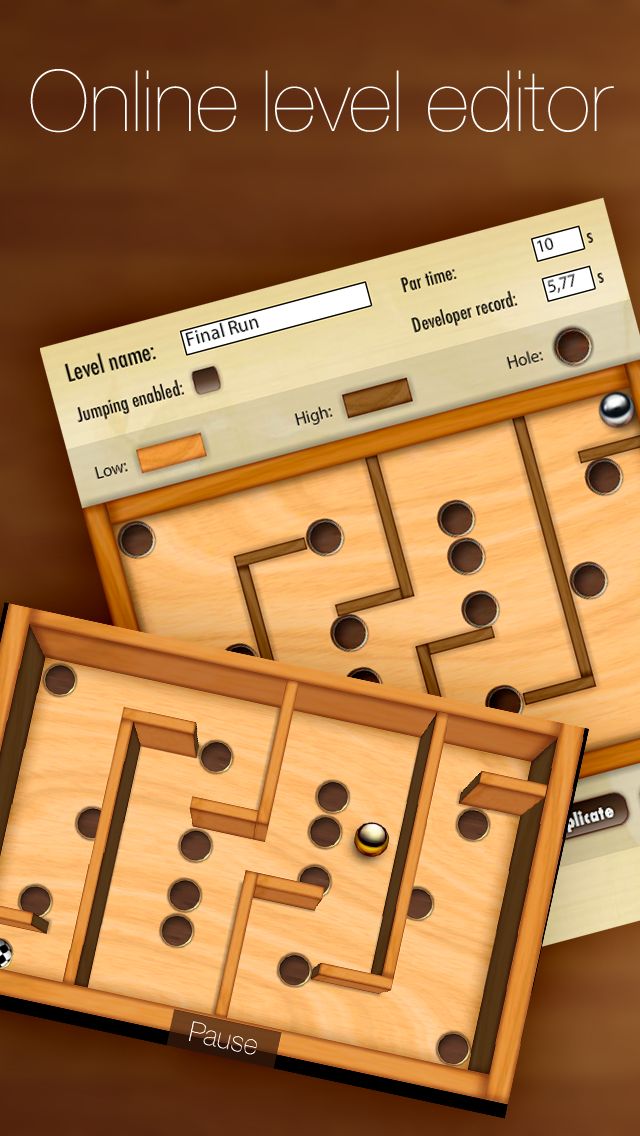 Wooden Labyrinth 3D Free