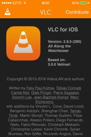 VLC 2.9.0 iOS 7.0