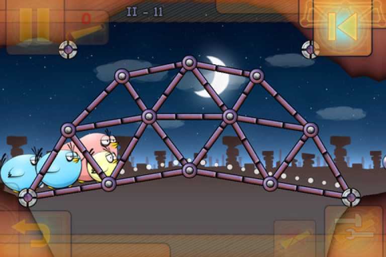 Fat Birds Build a Bridge!