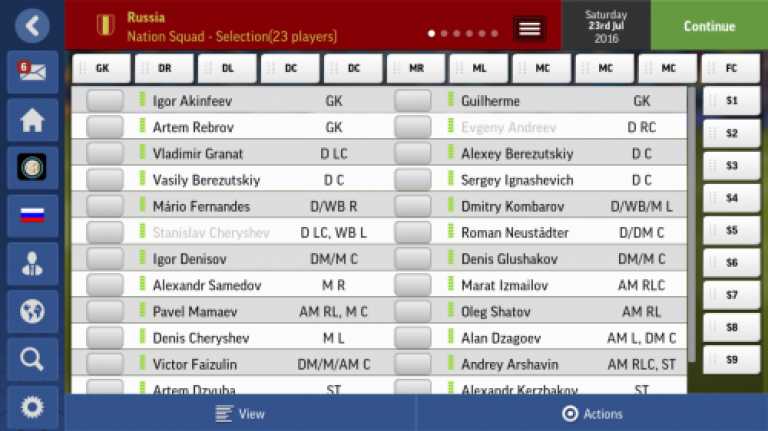 Football Manager Touch 2017