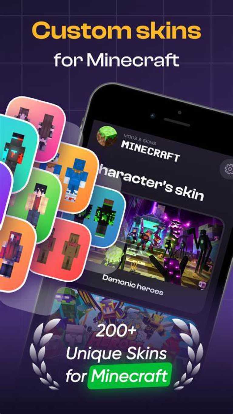 Skins for Minecraft PE and PC