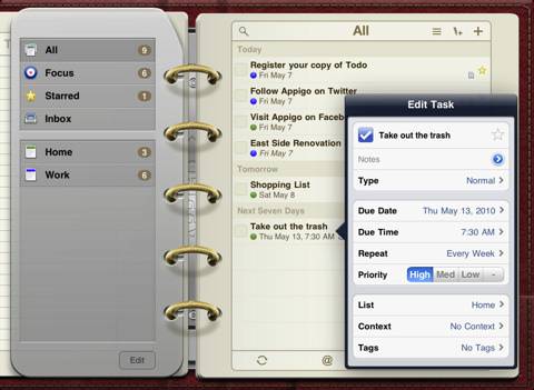 Todo for iPad