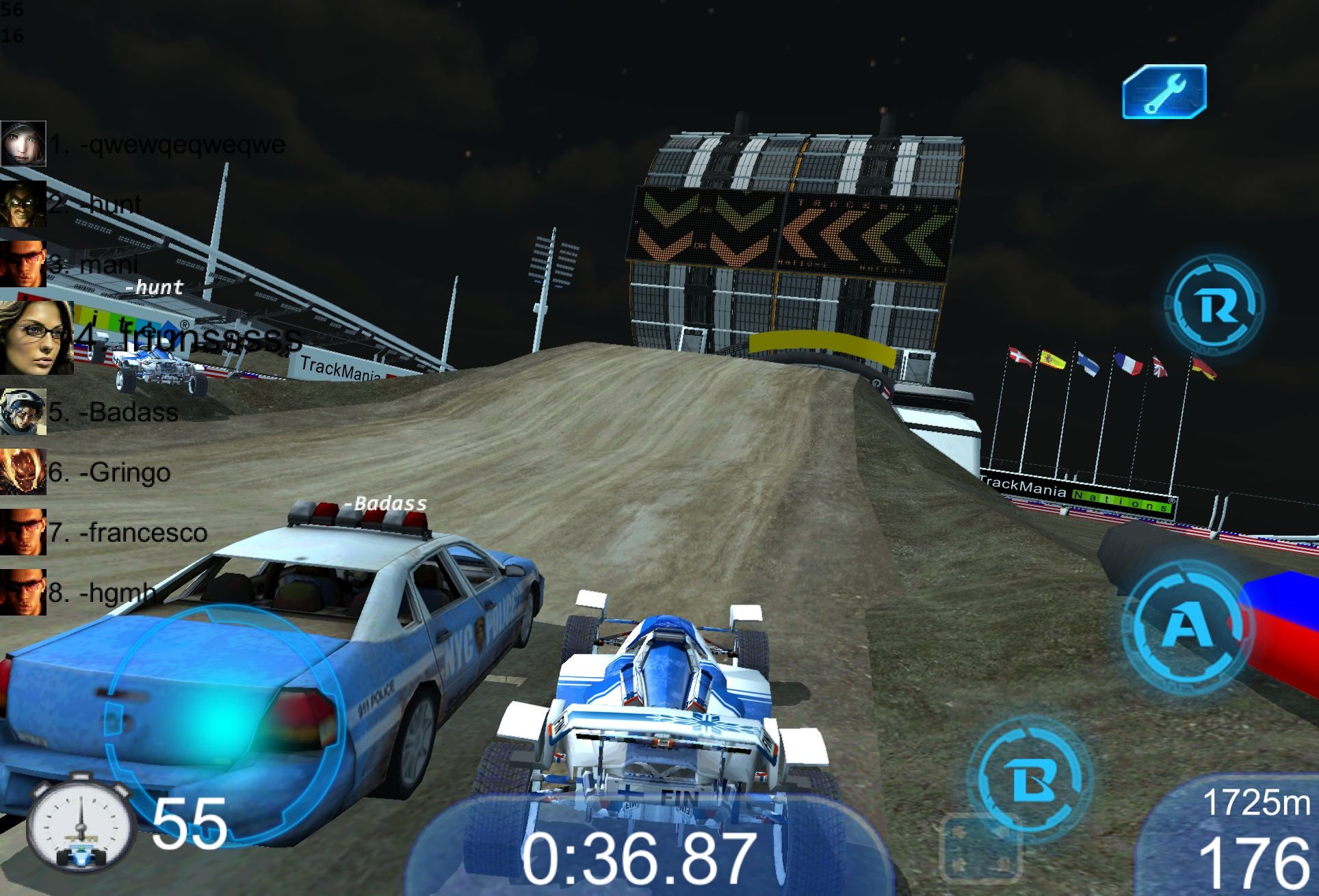 TrackMania IOS port
