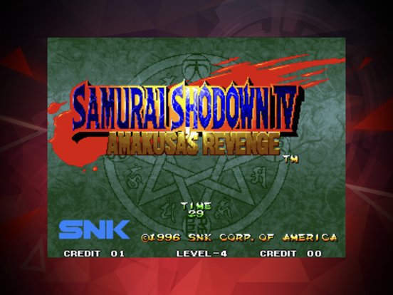 SAMURAI SHODOWN IV ACA NEOGEO