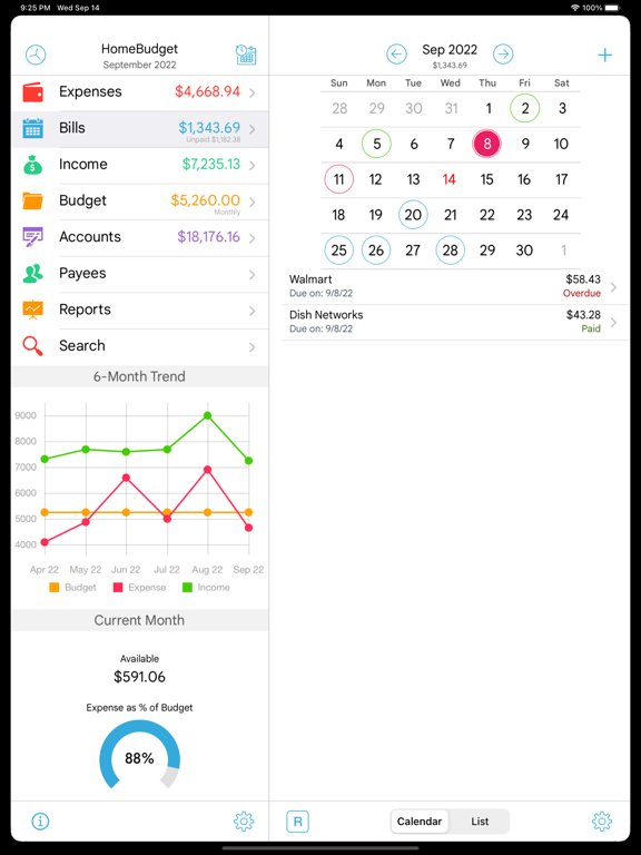 HomeBudget with Sync