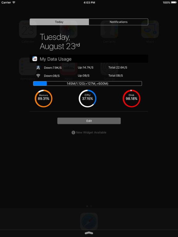 My Data Usage Widget