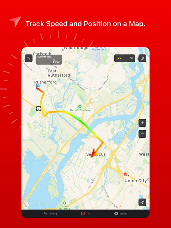 Speed Tracker. GPS Speedometer and Trip Computer