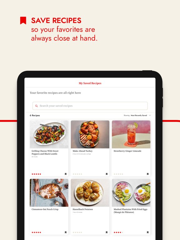 Epicurious Recipes & Shopping List