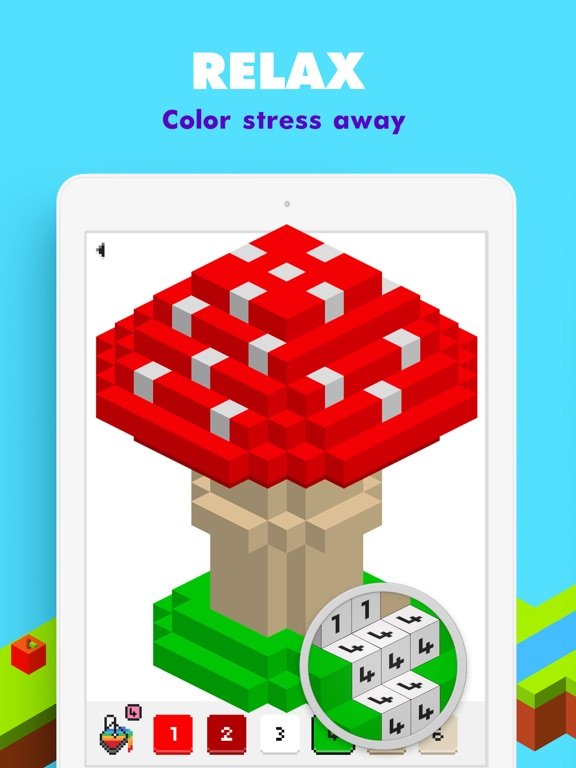 UNICORN 3D - Color by Number