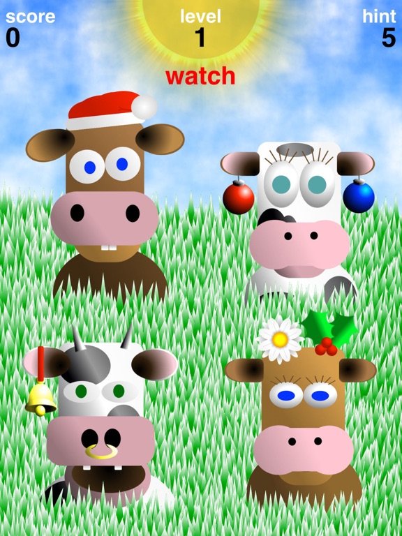 Simoo Seasons - The seasonal simple Simon says game with cows!