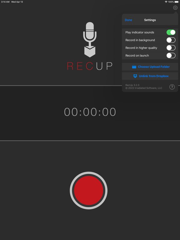 DropVox - Record Voice Memos to Dropbox