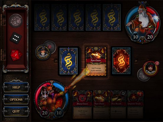 Demons vs. Wizards - Magic Card & Dice Game