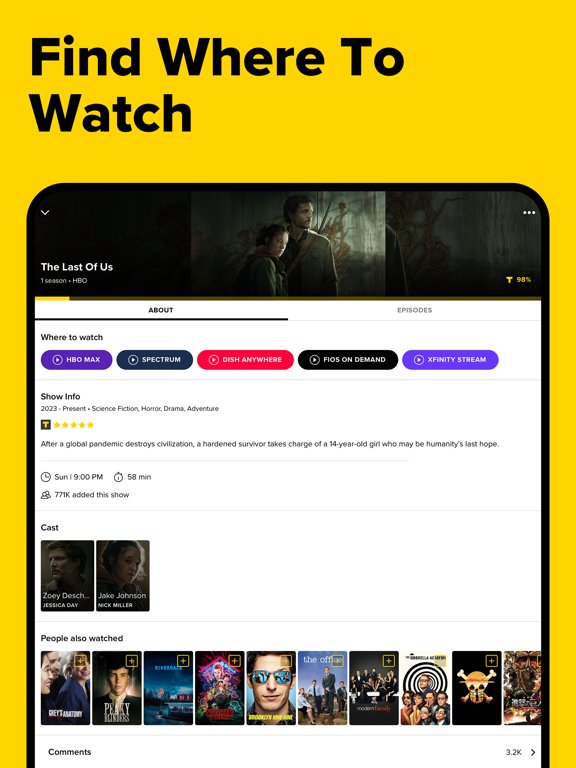 TV Time: трекер шоу и фильмов