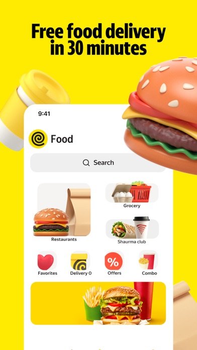 Yandex Go: Taxi Food Delivery