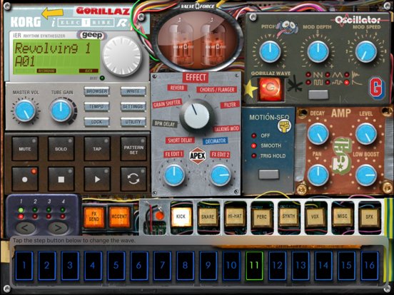 KORG iELECTRIBE Gorillaz Edition