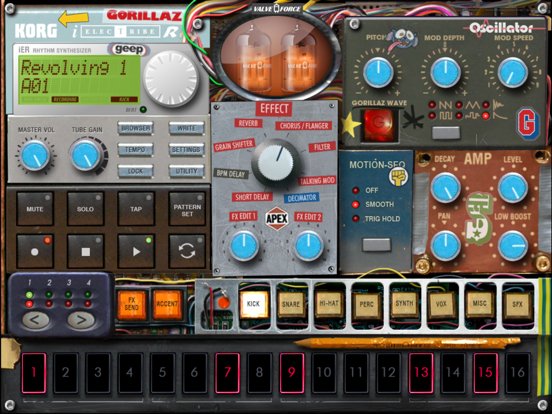 KORG iELECTRIBE Gorillaz Edition