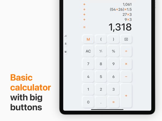 Calculator HD for iPad