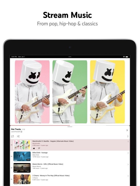 YouTube: Watch, Listen, Stream