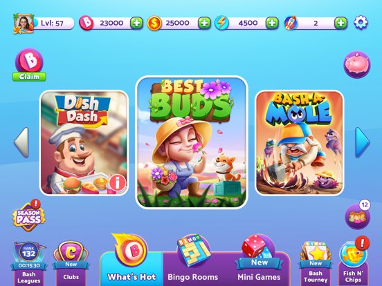 Bingo Bash™ HD - Fun Bingo & Slots featuring Wheel of Fortune® Bingo and more!