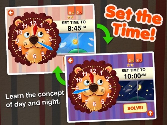 Interactive Telling Time Lite - Learning to tell time is fun