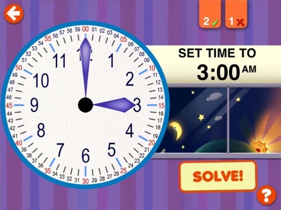 Interactive Telling Time Lite - Learning to tell time is fun