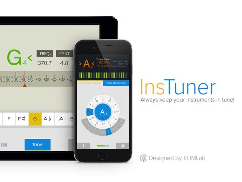 insTuner - Chromatic Tuner with Tone Generator
