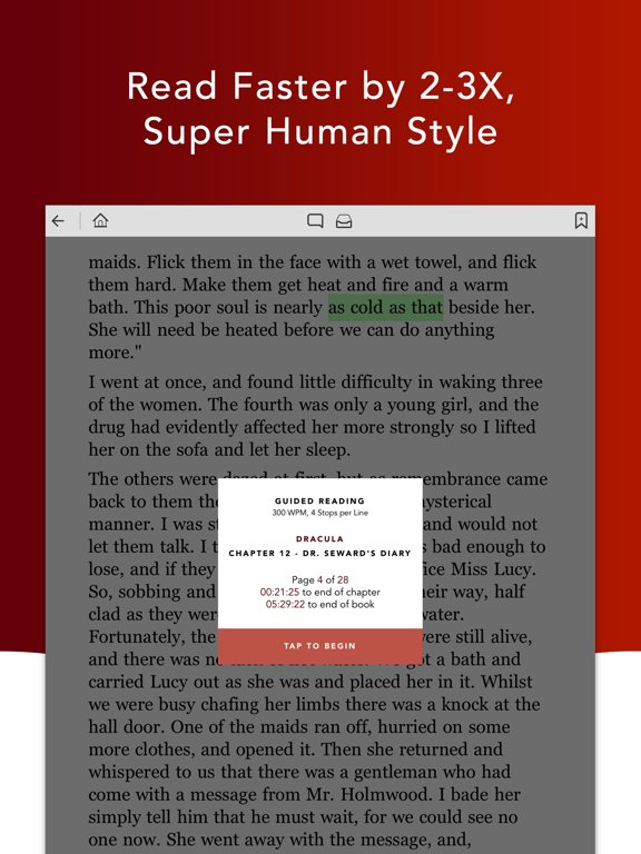 QuickReader - eBook Reader with Speed Reading