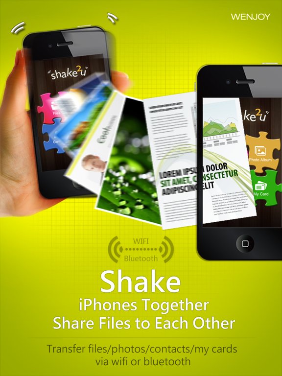 shake2u lite - a secure way to transfer files via bluetooth and wifi
