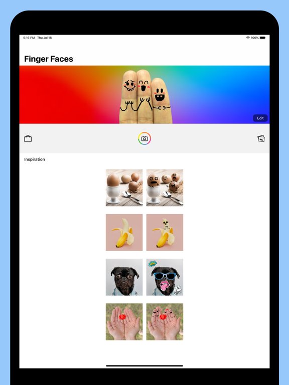 Cool Finger Faces - Photo Fun!