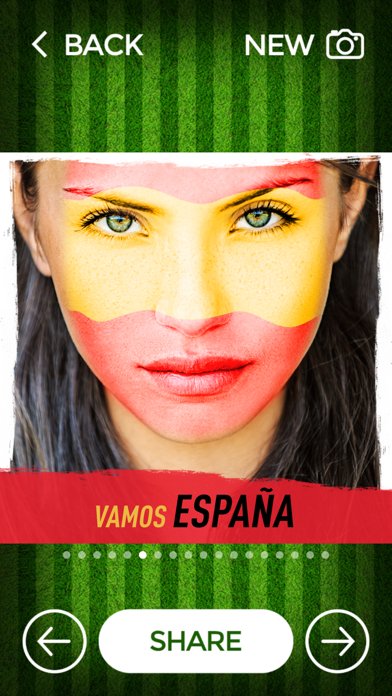 Flag Face : sport