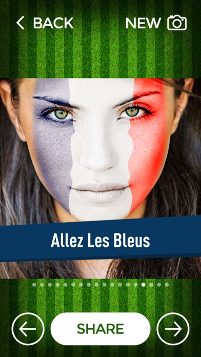 Flag Face : sport