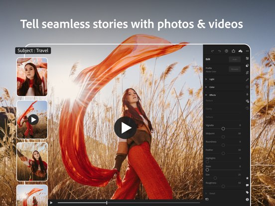 Adobe Photoshop Lightroom for iPad - Capture, Edit, Organize & Share Pictures
