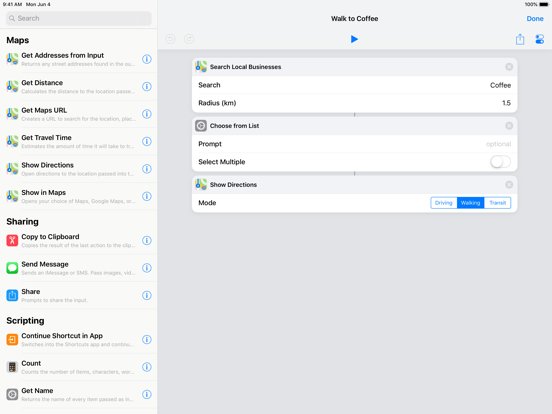 Shortcuts