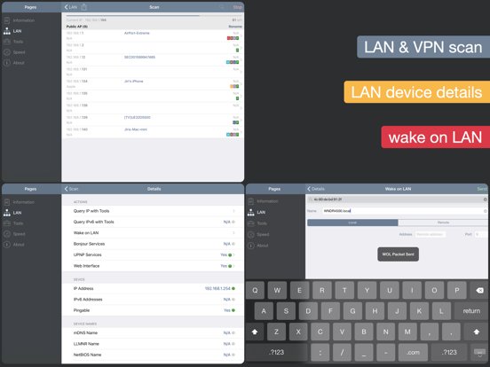 Network Analyzer - ping, traceroute, whois, net speed, port & wifi scanner