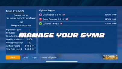 Boxing Manager
