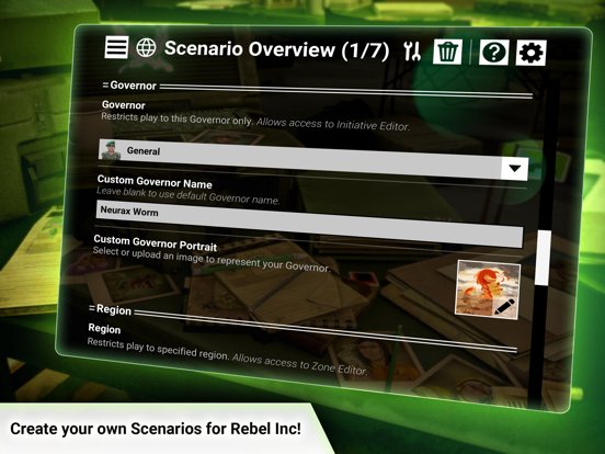 Rebel Inc: Scenario Creator