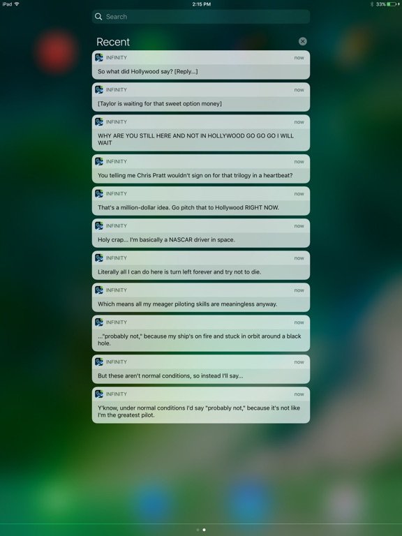 Lifeline: Halfway to Infinity