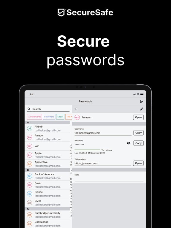 SecureSafe Password Manager