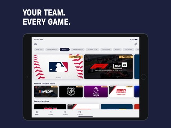 TuneIn Radio: Music & Sports