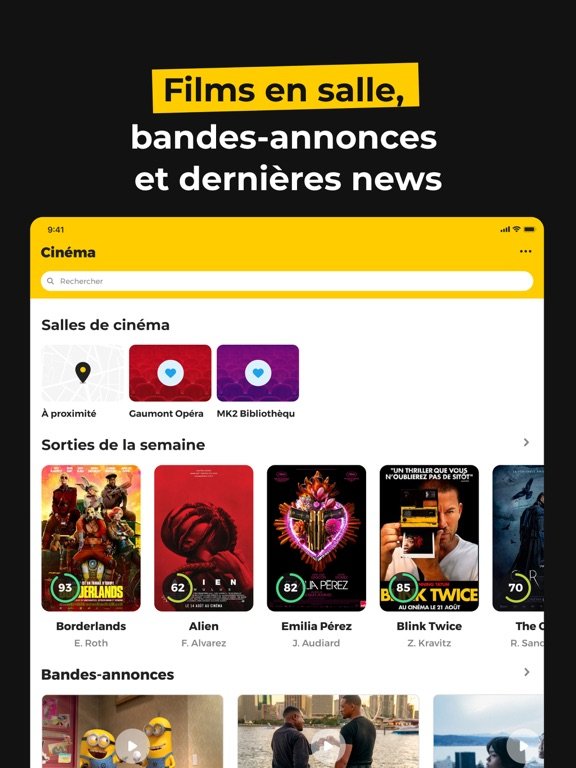 AlloCiné, les films au cinéma