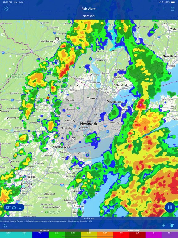 Rain Alarm Pro Weather Radar