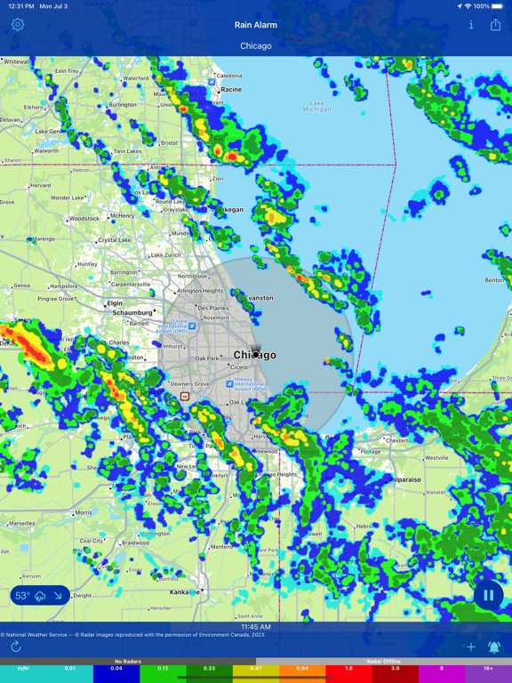 Rain Alarm Pro Weather Radar