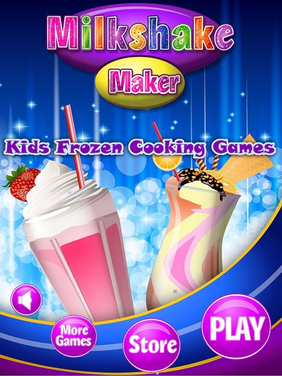 Milkshake Maker - Kids Frozen Cooking Games